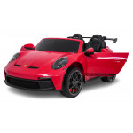 Elektrické autíčko 911 Porsche GT3 STRONG MP4 - dvojmiestne, červené